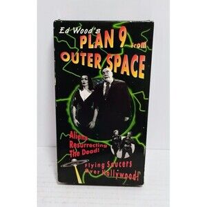 1994 RHINO HOME VIDEO ED WOOD’S PLAN 9 FROM OUTER SPACE VHS